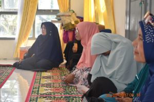  Suasana saat pengajian di Mushollah BPCB Aceh 