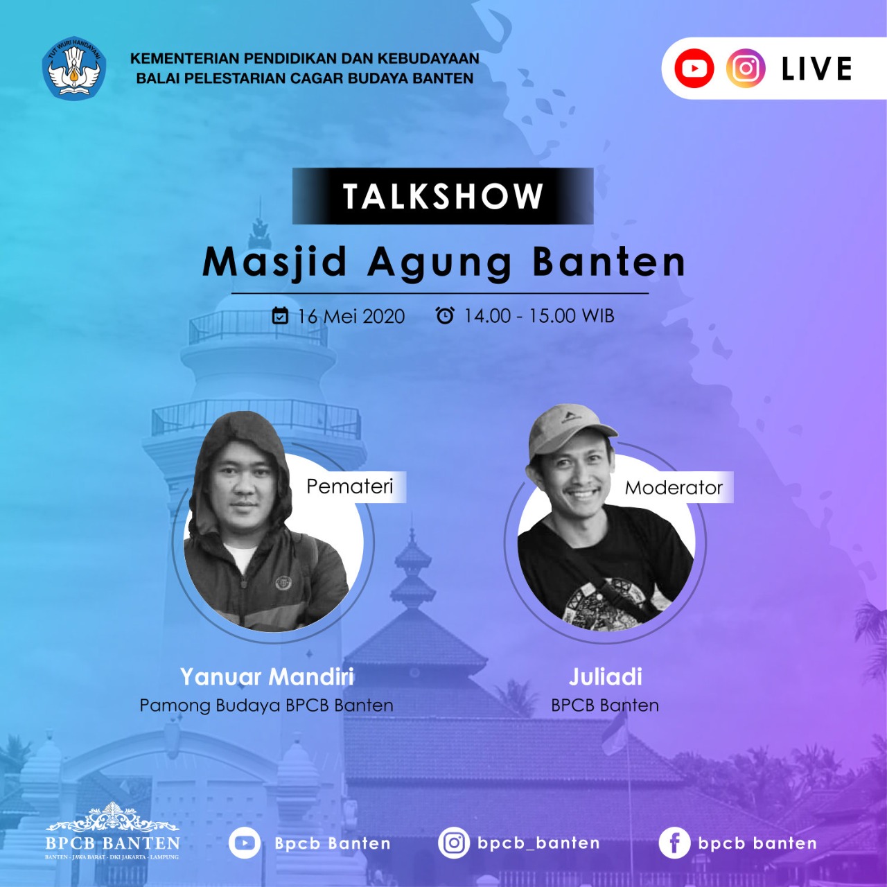 Read more about the article Talkshow: Masjid Agung Banten