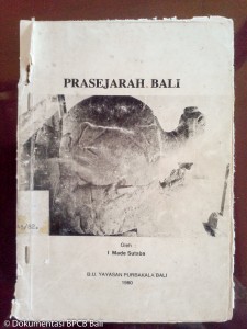 Buku Prasejarah Bali