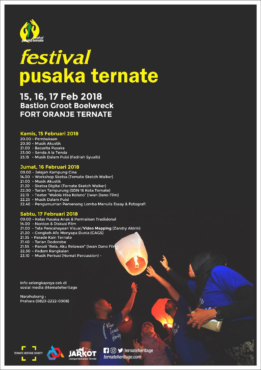 You are currently viewing Festival Pusaka Ternate 2018 : Ketika Benteng Oranje Dimanfaatkan