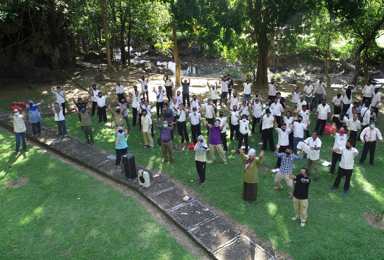 Read more about the article Sosialisasi Internal BPCB Sul-Sel menuju ZI WBK di Taman Prasejarah Leang-Leang