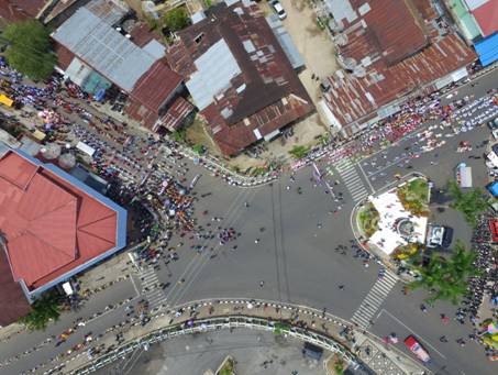 BPCB Sumatera Barat Ikuti Pawai Alegoris Meriahkan Kota Batusangkar