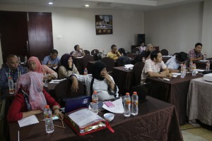 Para peserta Workshop Tenaga Fungsional Peneliti Balai Pelestarian Nilai Budaya Aceh 2016.