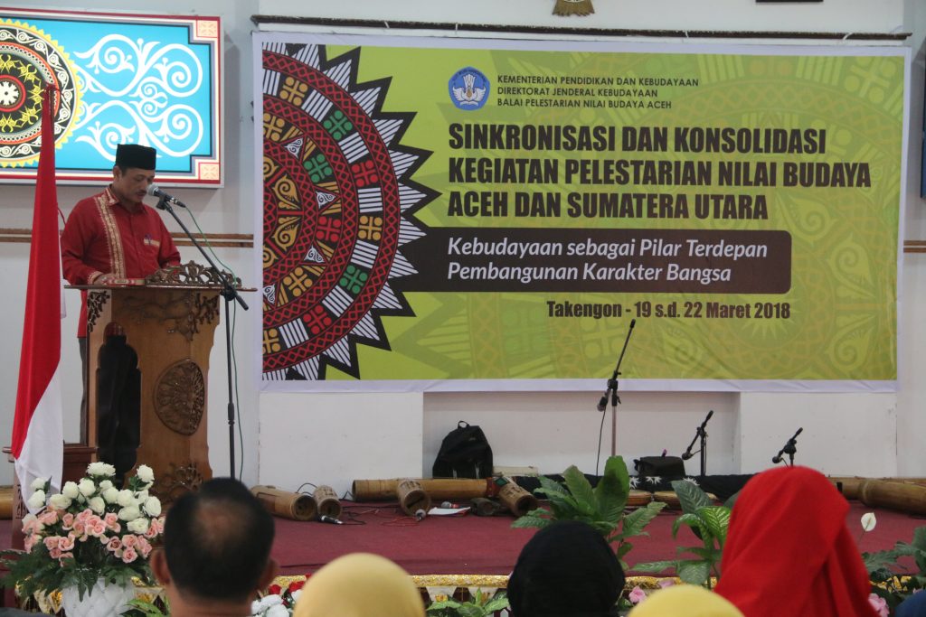 Sambutan dan pembukaan oleh Wakil Bupati Kabupaten Aceh Tengah.