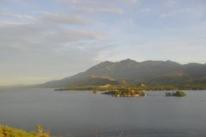 Suasana di pagi hari Kampung Ayapo