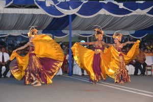 Tari Cenderawasih Persembahan dari Sanggar Saraswati,tampil sebagai pembuka dalam Pergelaran Seni Budaya Nusantara 2016
