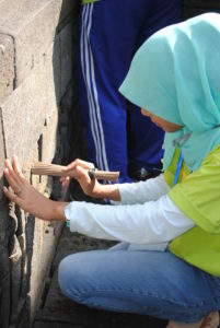 Pembersihan Candi Borobudur