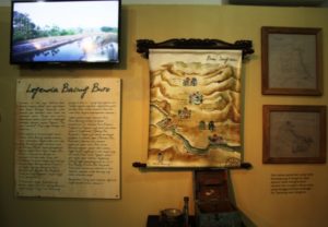 Gambar 3. Informasi tentang Balung Buto tampak di dalam ruang pamer Museum Manyarejo, salah satu klaster pengembangan di Situs Sangiran (sumber: BPSMP Sangiran)