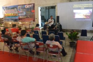 Presentasi oleh Iwan Setiawan Bimas selaku edukator BPSMP Sangiran