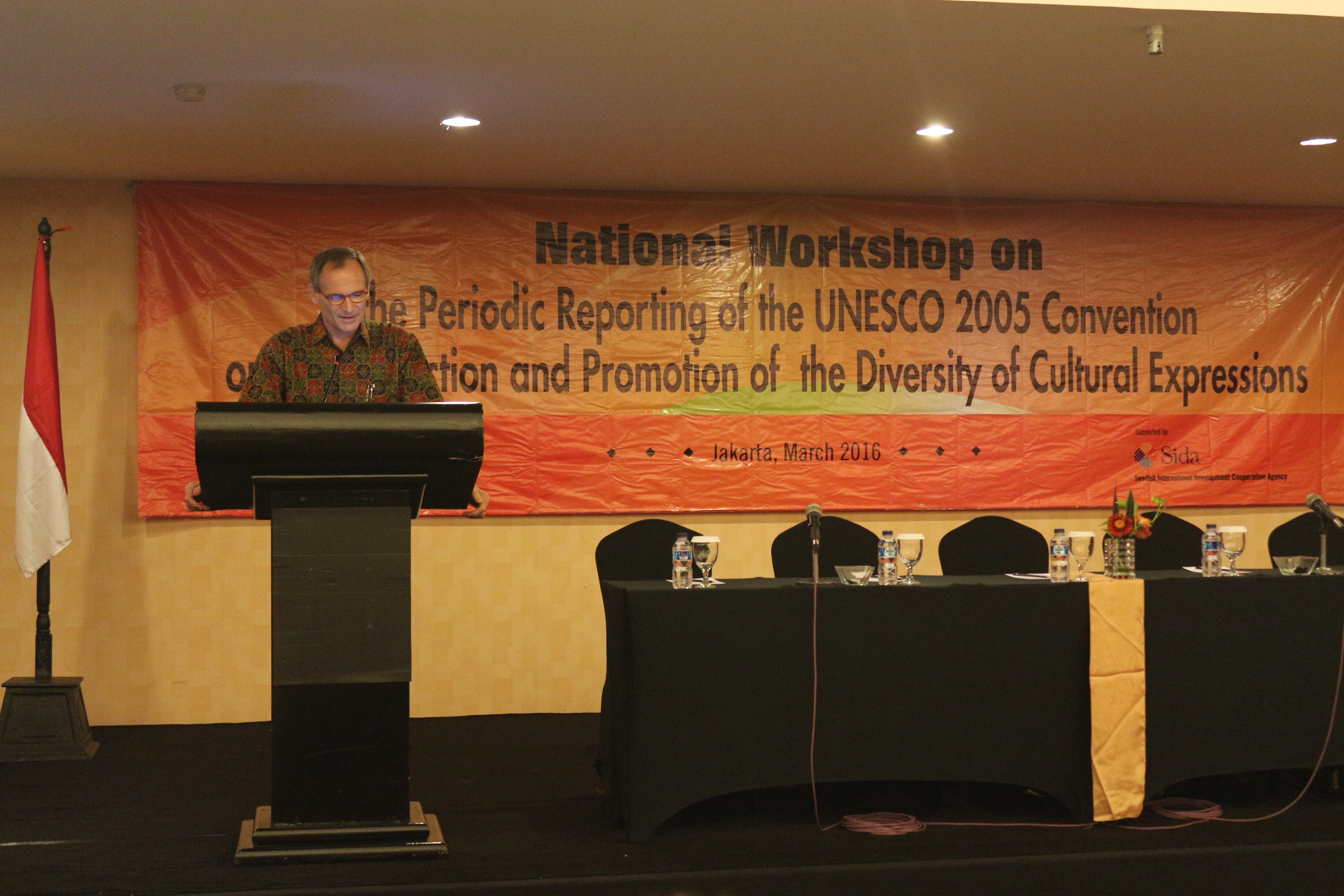 Mr Bernards Alens Zako Head of Culture Unit, UNESCO Office, Jakarta.
