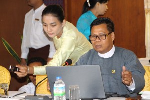 Dy DG Thein Lwin, deputy director general of the Department of Archaeology