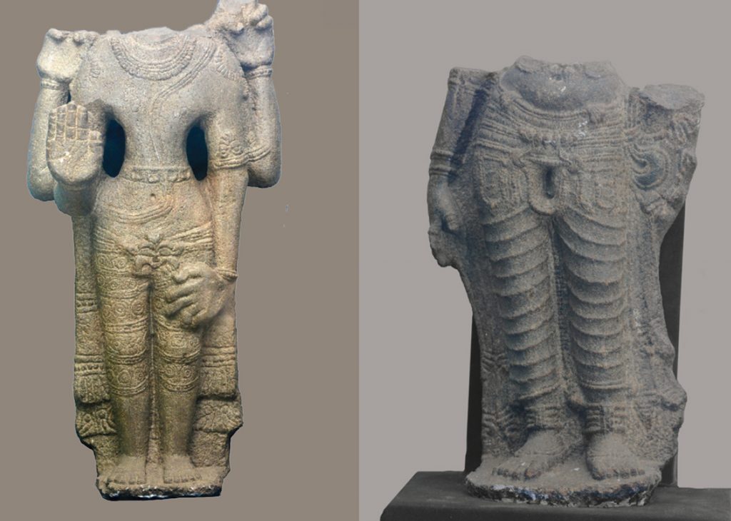 Arca Hindu yang ditemukan di Situs Kota Cina.