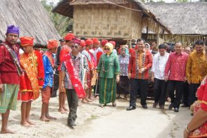 Kemeriahan peresmian Desa Adat Ngata Toro
