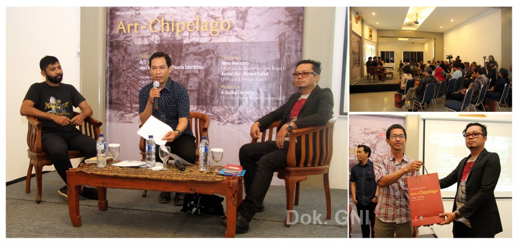 Suasana Diskusi Seni Rupa “dari Identitas ke Pasca–Identitas”, Selasa (26/5/15), di Ruang Seminar Galeri Nasional Indonesia