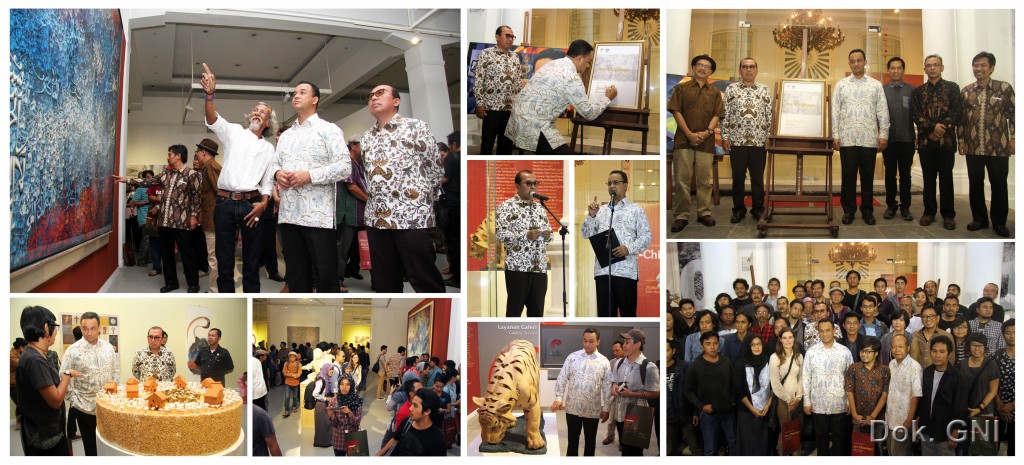Peresmian Pembukaan Pameran Seni Rupa Nusantara 2015: Art-Chipelago di Galeri Nasional Indonesia
