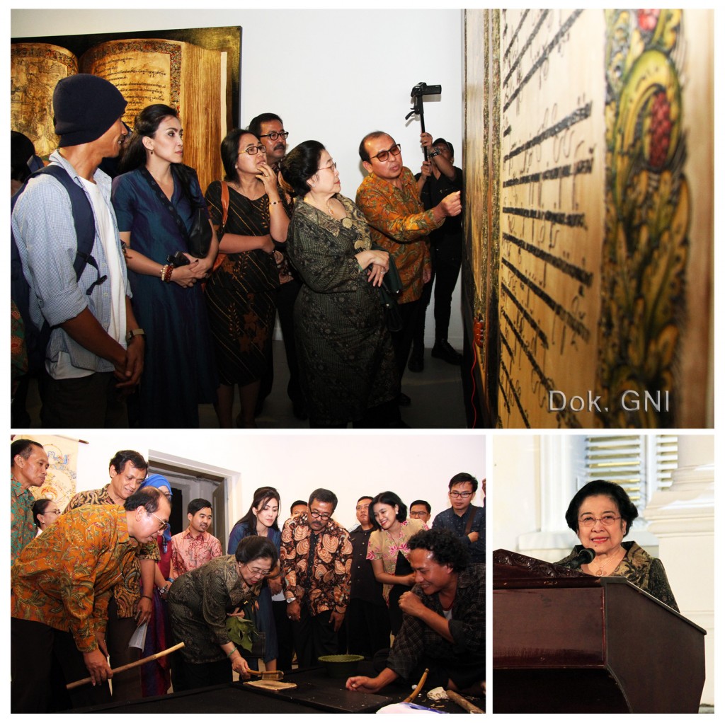 Megawati Mengapresiasi Karya Eddy Susanto dalam Pameran JavaScript di Galeri Nasional Indonesia