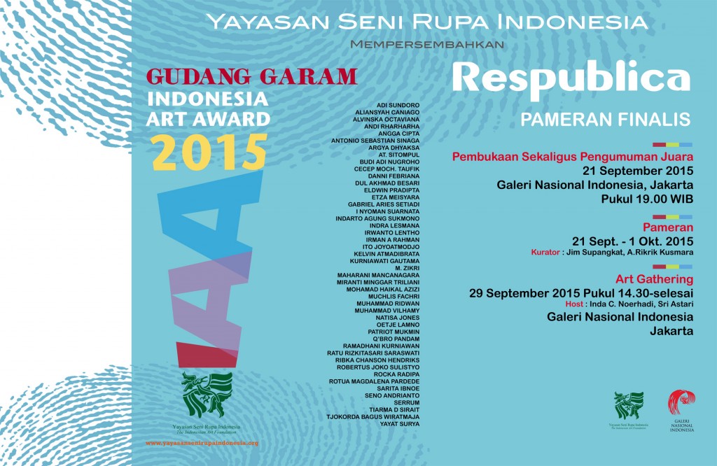 Galeri Nasional Indonesia segera gelar Indonesia Art Award 2015: Respublica
