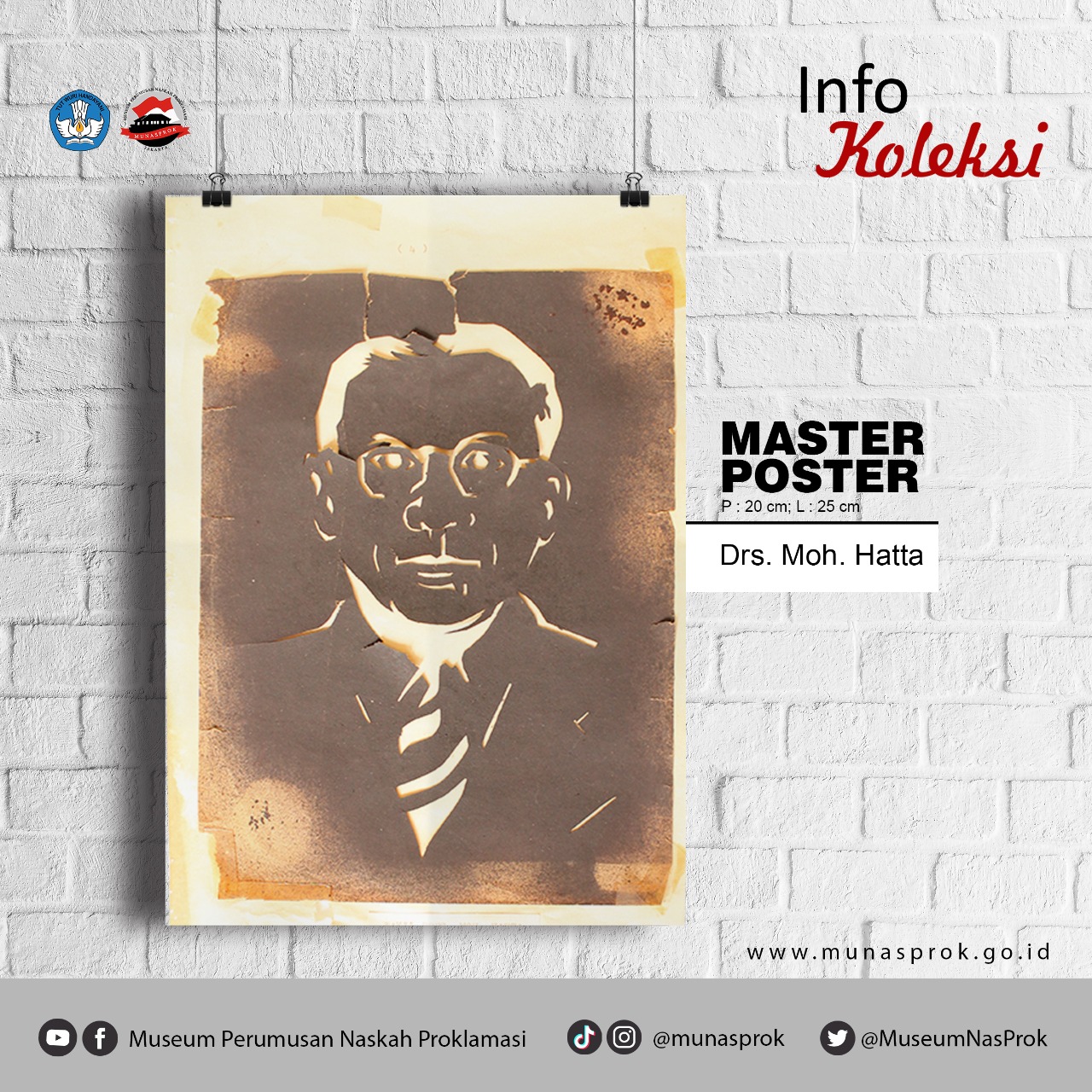 Read more about the article [INFO KOLEKSI : Master Poster Mohammad Hatta]