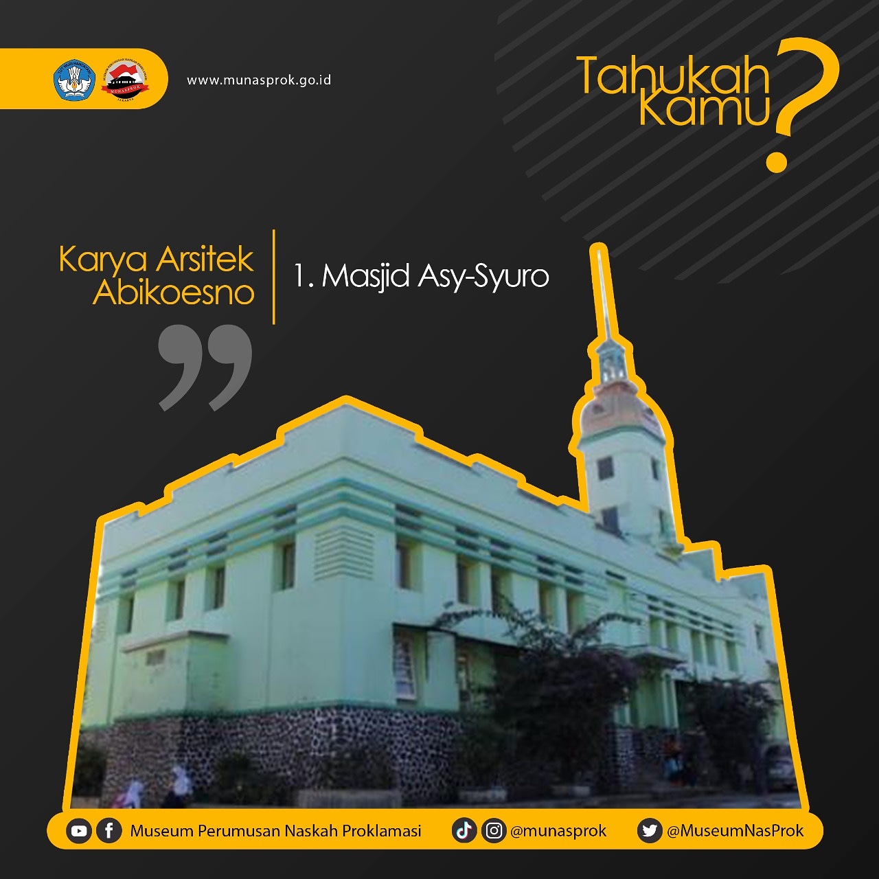 Read more about the article [TAHUKAH KAMU : Karya Arsitek Abikoesno – 1]