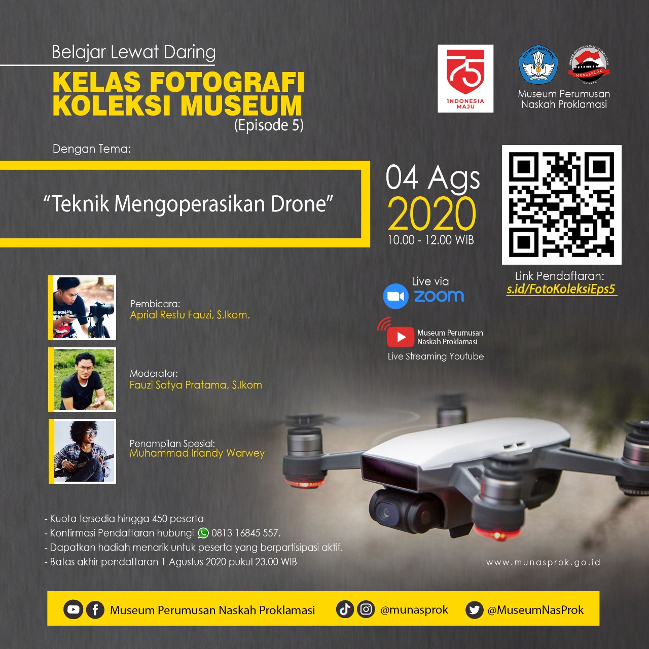 Read more about the article [INFO MUNASPROK : Kelas Fotografi Koleksi Museum – Episode 5]