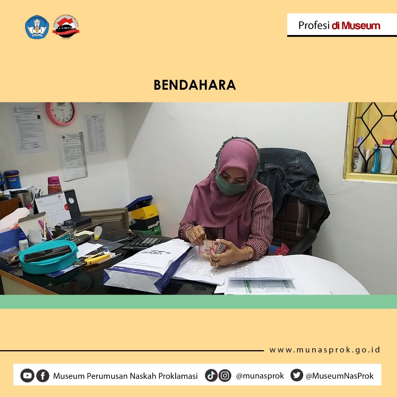 Read more about the article [PROFESI DI MUSEUM : Bendahara]