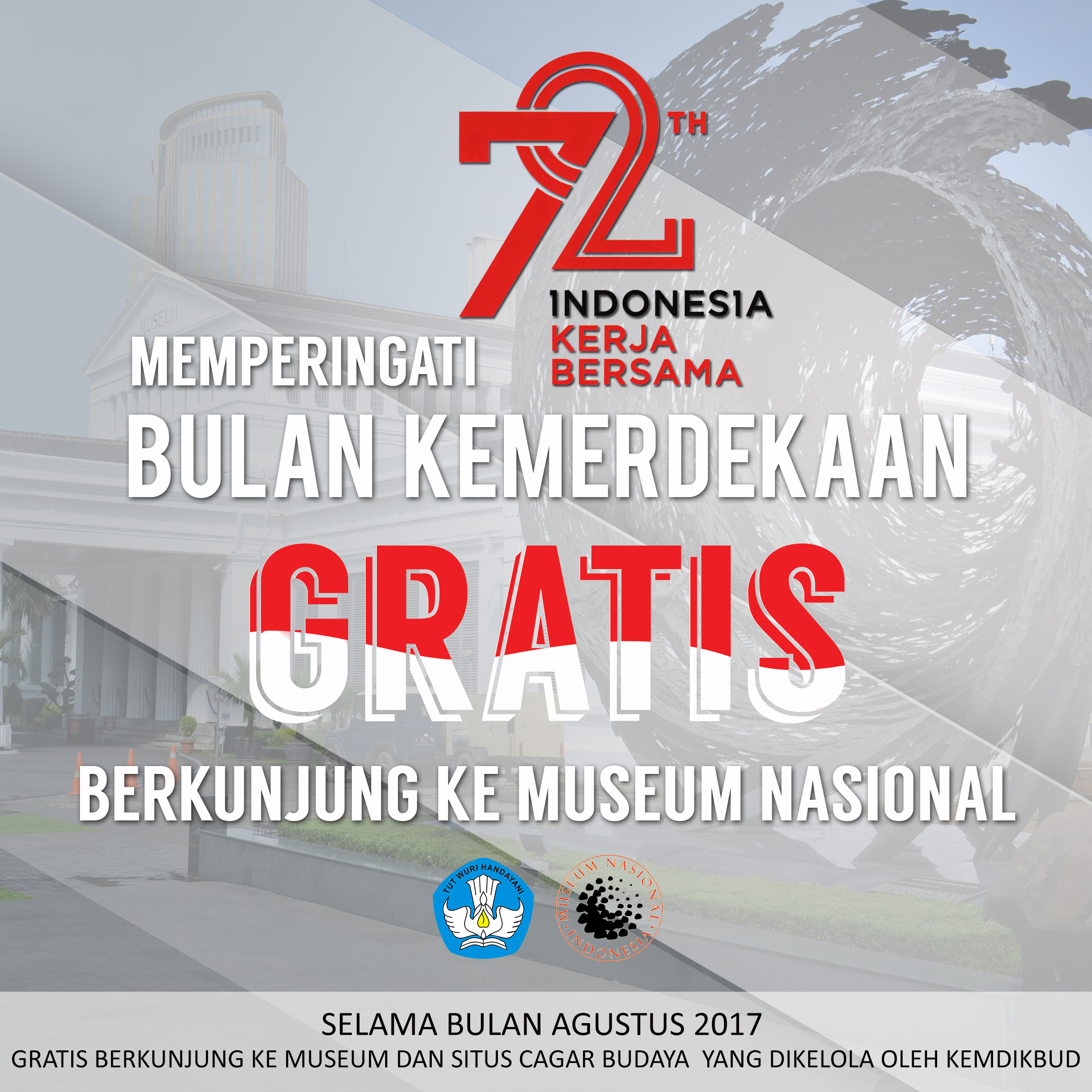 Read more about the article Museum Nasional Gratiskan Kunjungan Selama Bulan Agustus