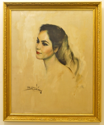 Salah satu lukisan dalam Galeri Keindahan Dalam Potret yang berjudul "Dewi Soekarno"