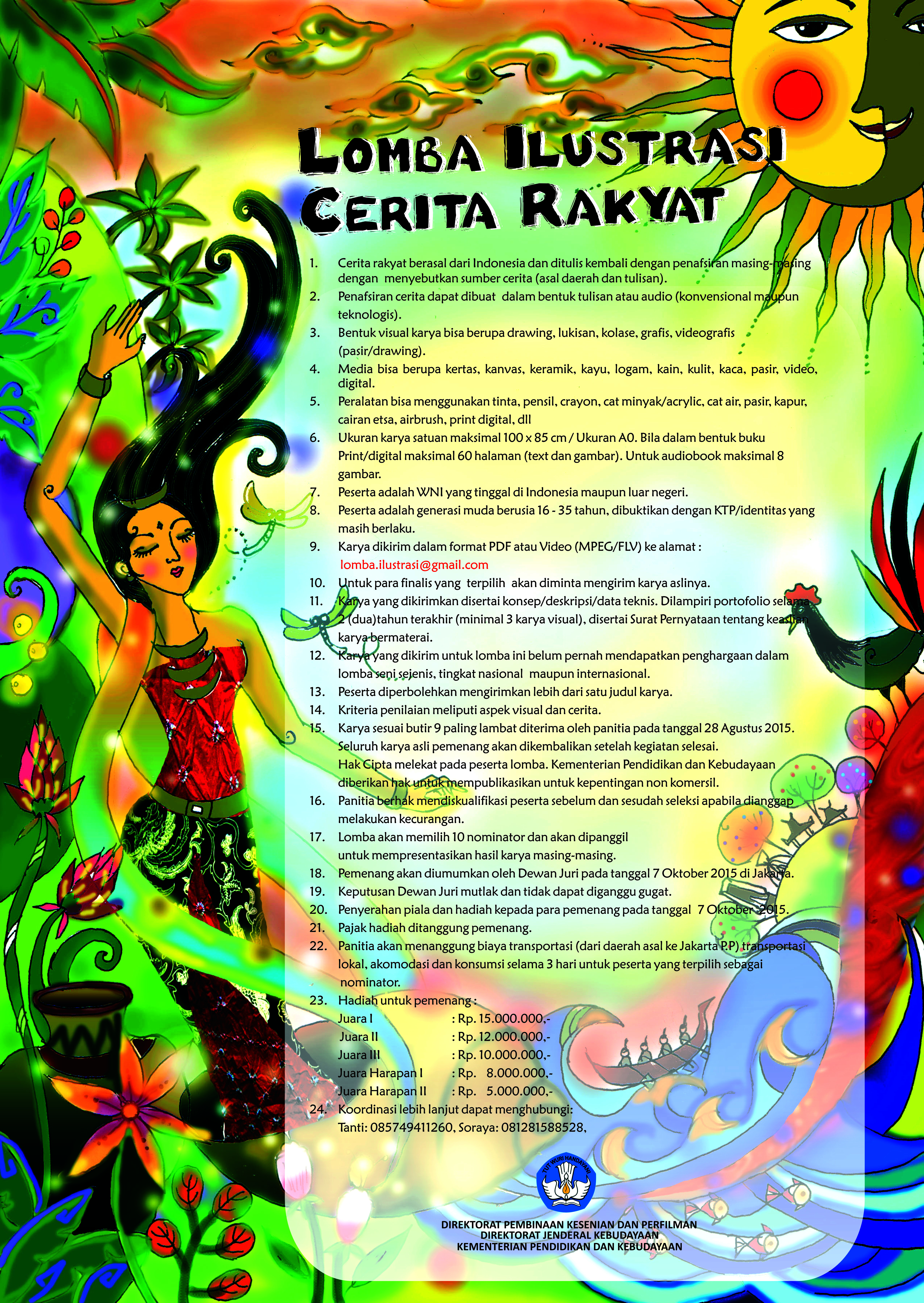 Lomba Ilustrasi Cerita Rakyat Nusantara Kemdikbud Personal Blog
