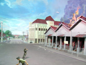 Read more about the article Diorama Pengeboman Balai Mataram, Gedung RRI dan Gedung Sonobudoyo oleh Pesawat Sekutu- Diorama II Museum Benteng Vredeburg Yogyakarta.