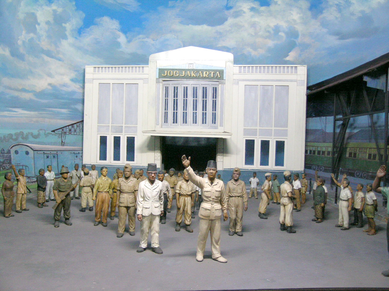 You are currently viewing Diorama Pemerintah Republik Indonesia Hijrah ke Yogyakarta-Diorama II Museum Benteng Vredeburg Yogyakarta