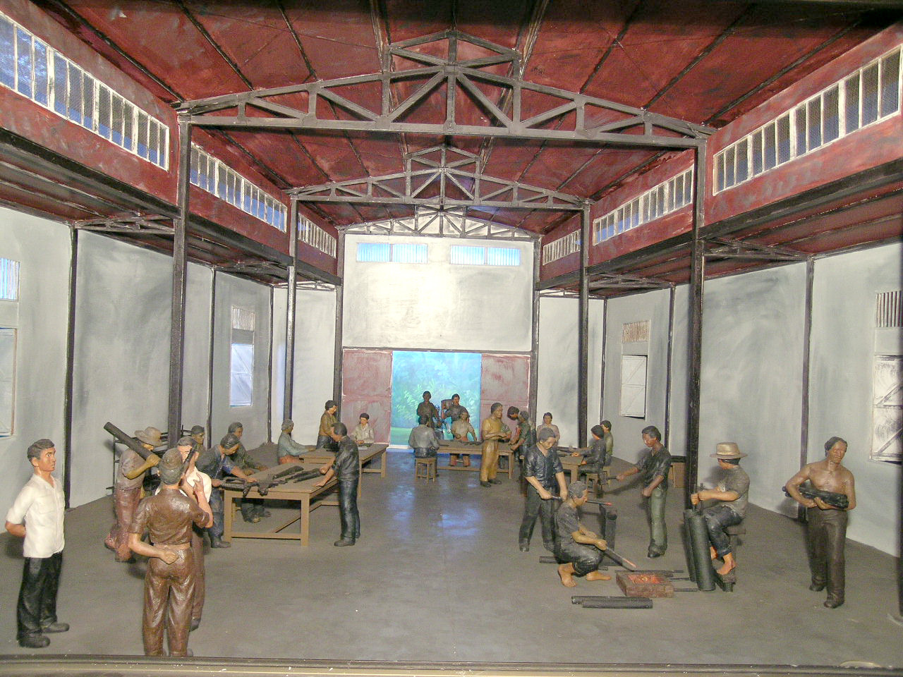 You are currently viewing Diorama Kegiatan Pabrik Senjata Demakijo Yogyakarta-Diorama II Museum Benteng Vredeburg Yogyakarta
