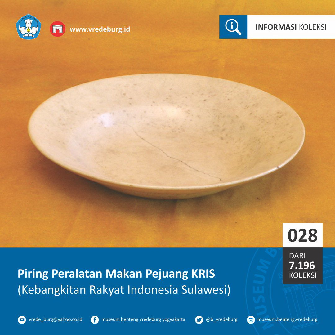 You are currently viewing Koleksi Piring Peralatan Makan Pejuang KRIS (Kebangkitan Rakyat Indonesia Sulawesi)
