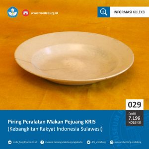 Read more about the article Koleksi Piring Peralatan Makan Pejuang KRIS (Kebangkitan Rakyat Indonesia Sulawesi)