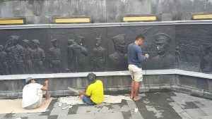 Read more about the article Restorasi relief Monumen Serangan Umum 1 Maret 1949