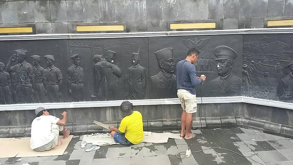 You are currently viewing Restorasi relief Monumen Serangan Umum 1 Maret 1949