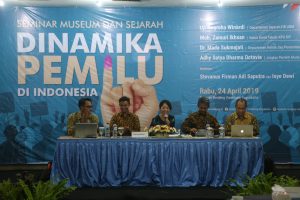 Read more about the article Seminar Museum dan Sejarah “Dinamika Pemilu di Indonesia” Awali Gebyar Pekan Hardiknas 2019