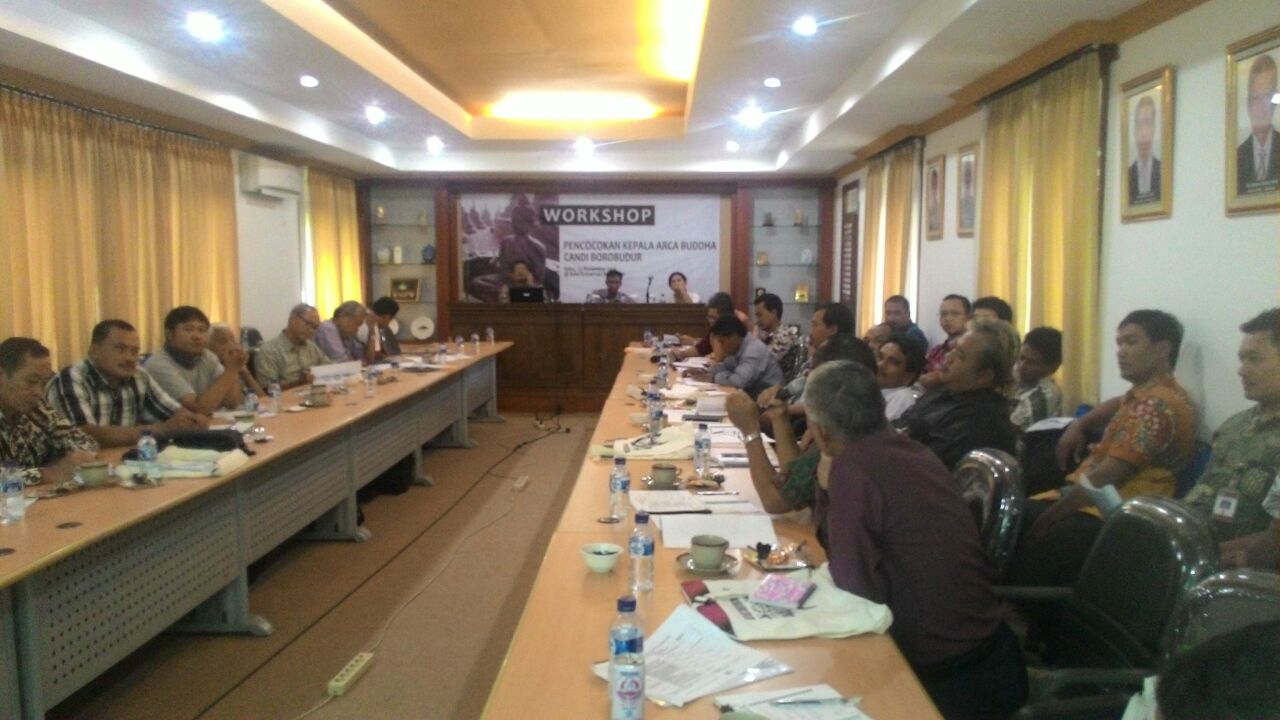 Read more about the article Workshop Pencocokan Kepala Arca Buddha Candi Borobudur