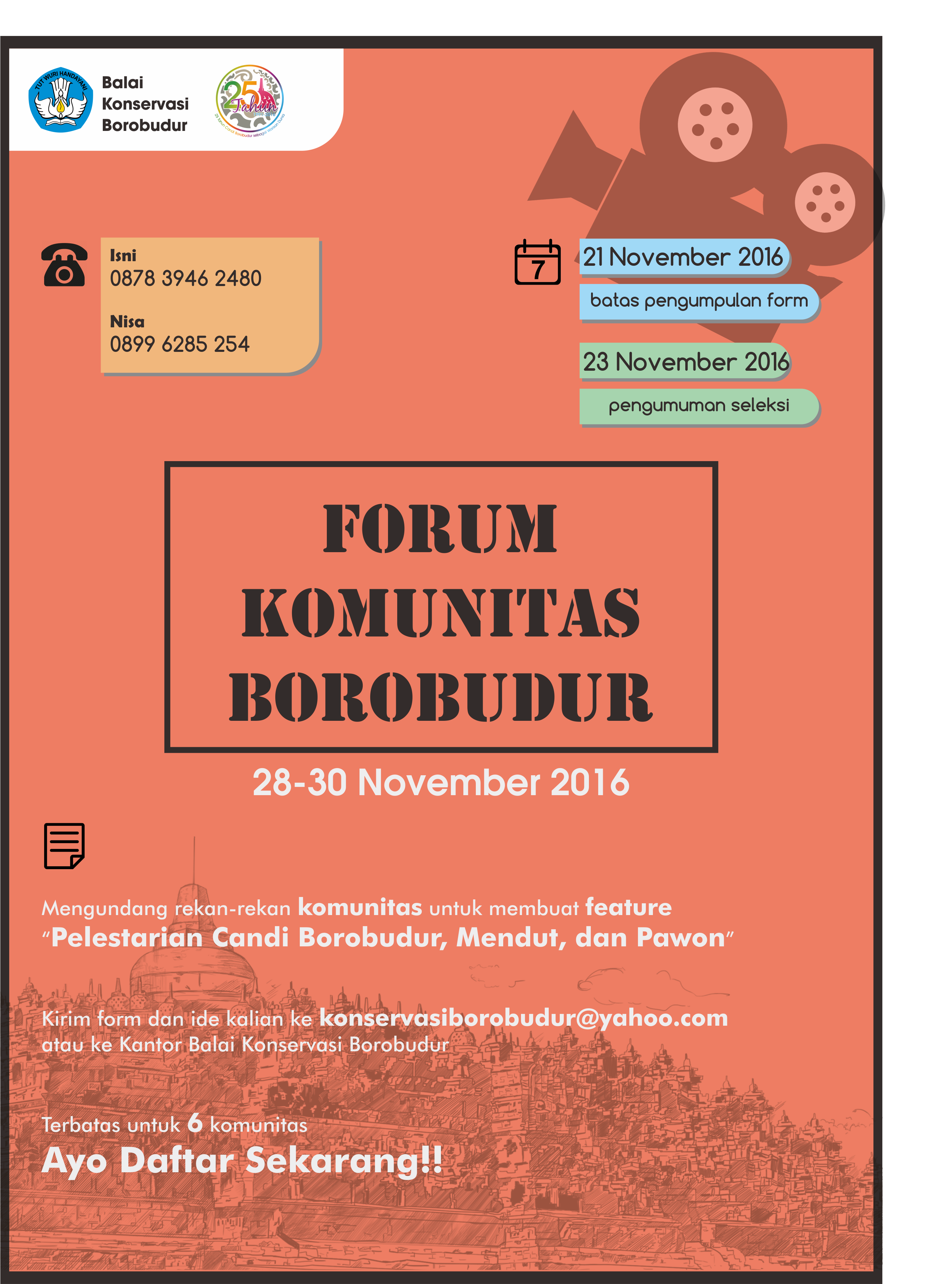 Read more about the article FORUM KOMUNITAS BOROBUDUR 2016