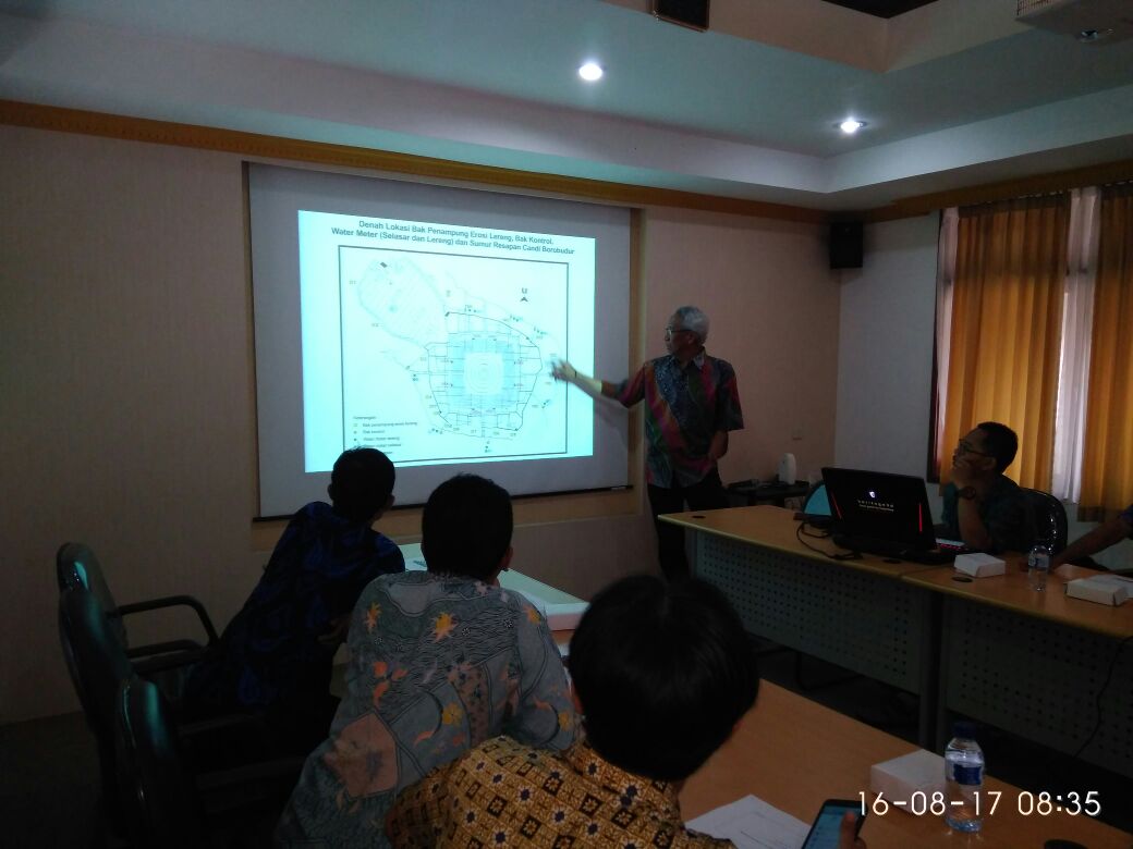 Read more about the article Peningkatan SDM untuk Monitiring Geohidrologi Candi Borobudur