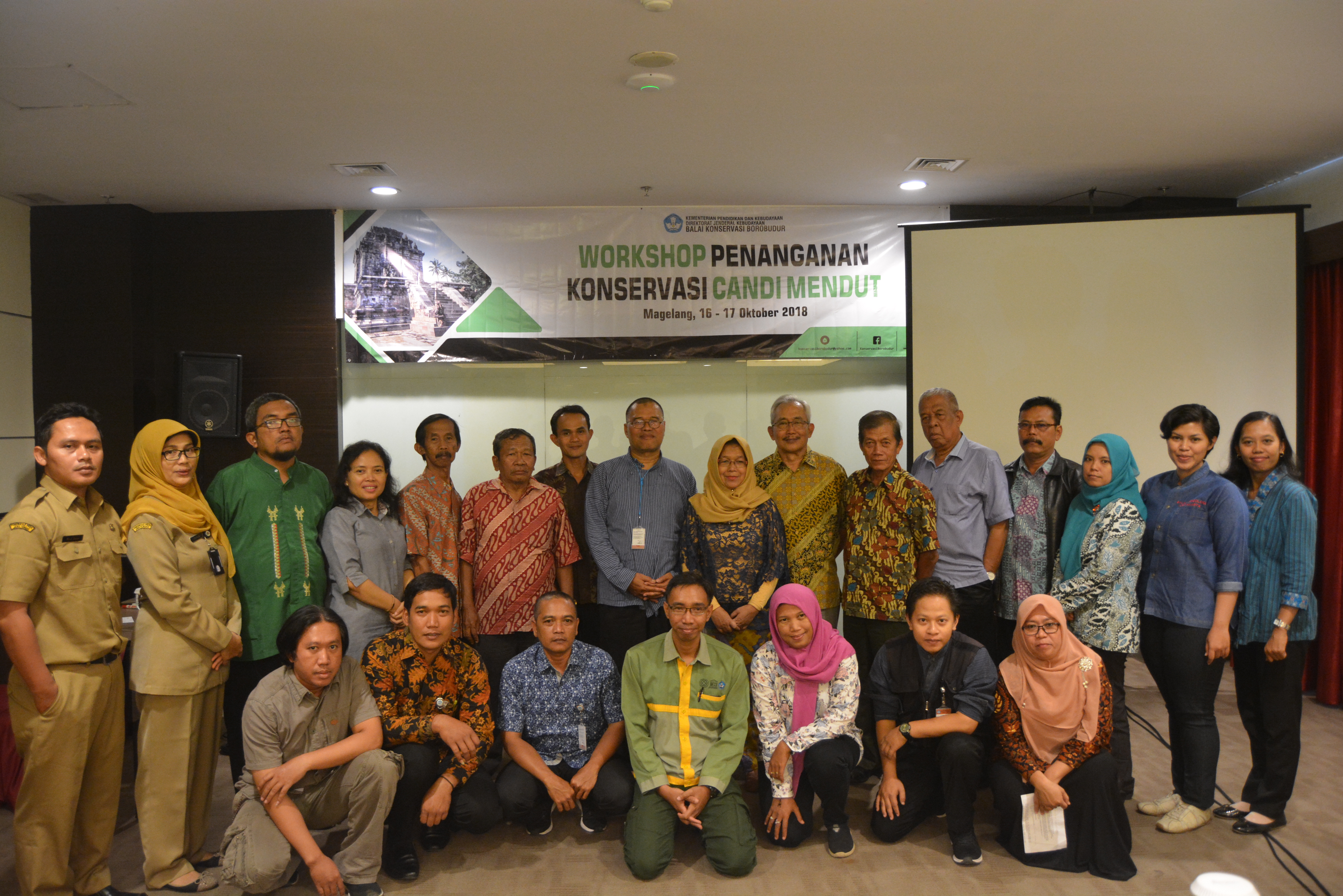 Read more about the article Workshop Konservasi Penanganan Candi Mendut