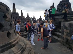 Super Junior ke Candi Borobudur