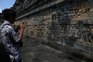 Kunjungan Tim LIPI ke Candi Borobudur