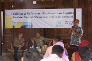 Read more about the article Sosialisasi Reformasi Birokrasi dan Evaluasi Penilaian Mandiri Balai Konservasi Borobudur