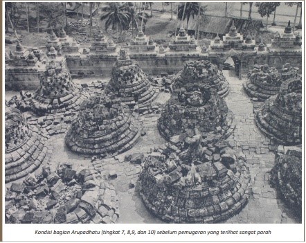 Read more about the article Kondisi Candi Borobudur sebelum Pemugaran Van Erp
