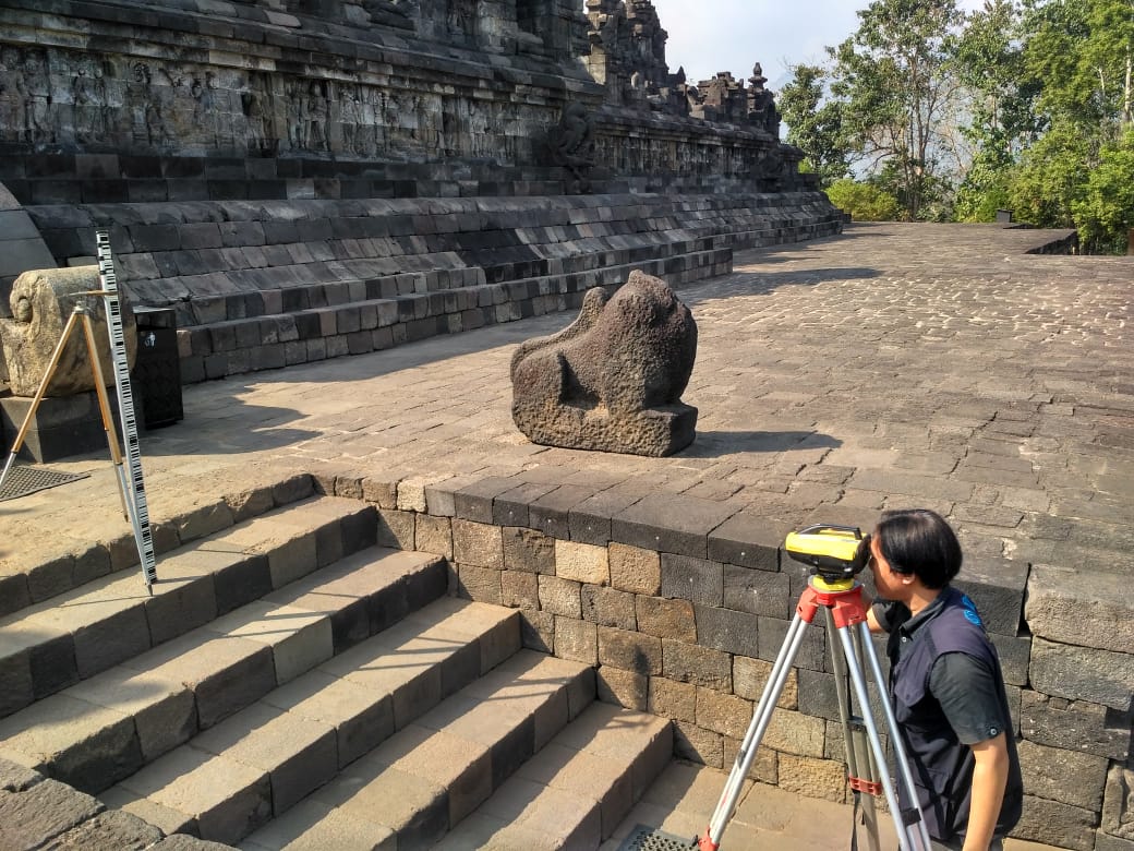 You are currently viewing Pengukuran Deformasi Vertikal Titik Kontrol Candi Borobudur