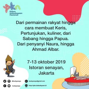 Read more about the article Ada Apa Saja di Pekan Kebudayaan Nasional