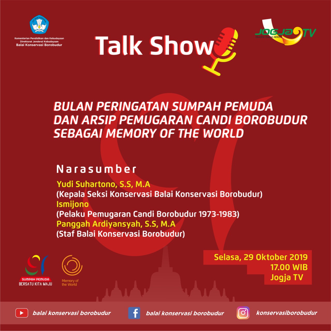 Read more about the article Talk Show Bulan Peringatan Sumpah Pemuda
