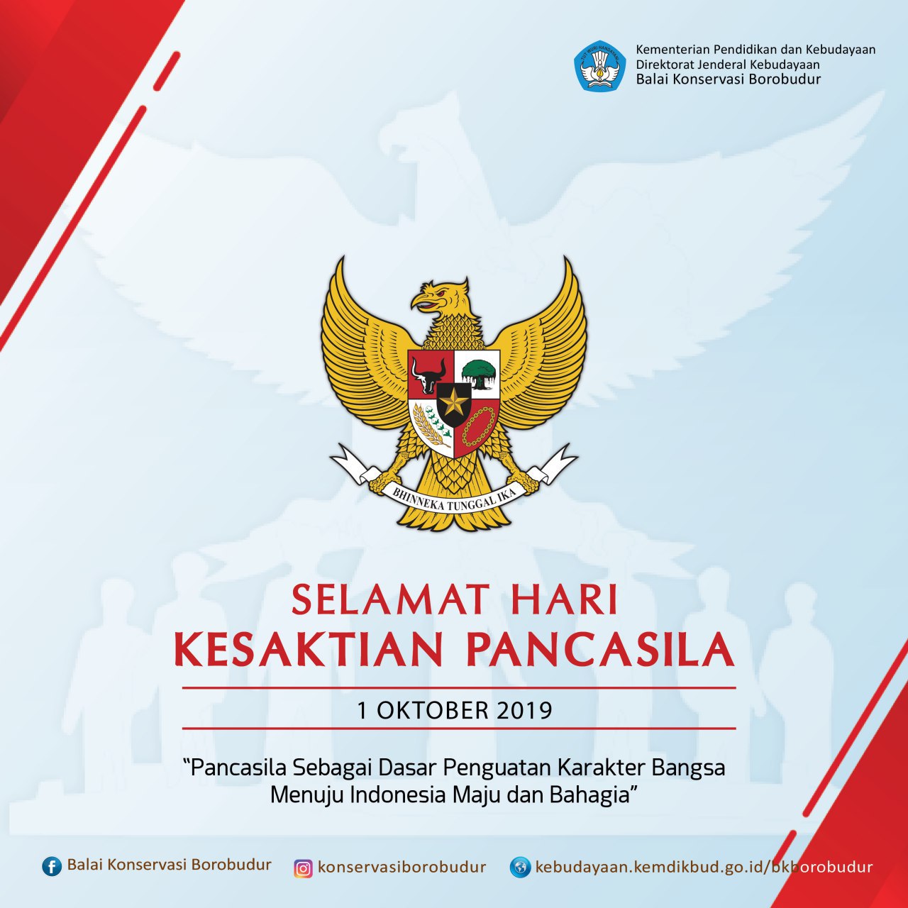  Hari Kesaktian Pancasila  2022 Balai Konservasi Borobudur