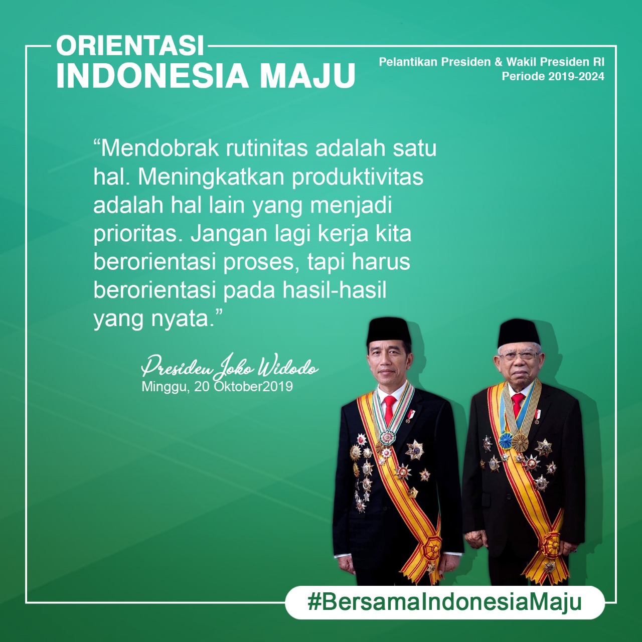 Read more about the article Bersama Indonesia Maju 6