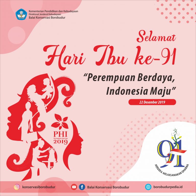 Selamat Hari Ibu 2019 - Balai Konservasi Borobudur